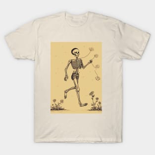 Passing Summer Skeleton Catches Up With Summer T-Shirt